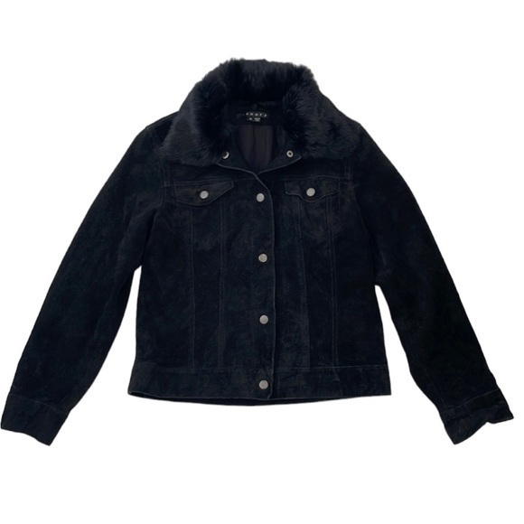 Theory Jackets & Blazers - Theory Real Fur Leather Jacket